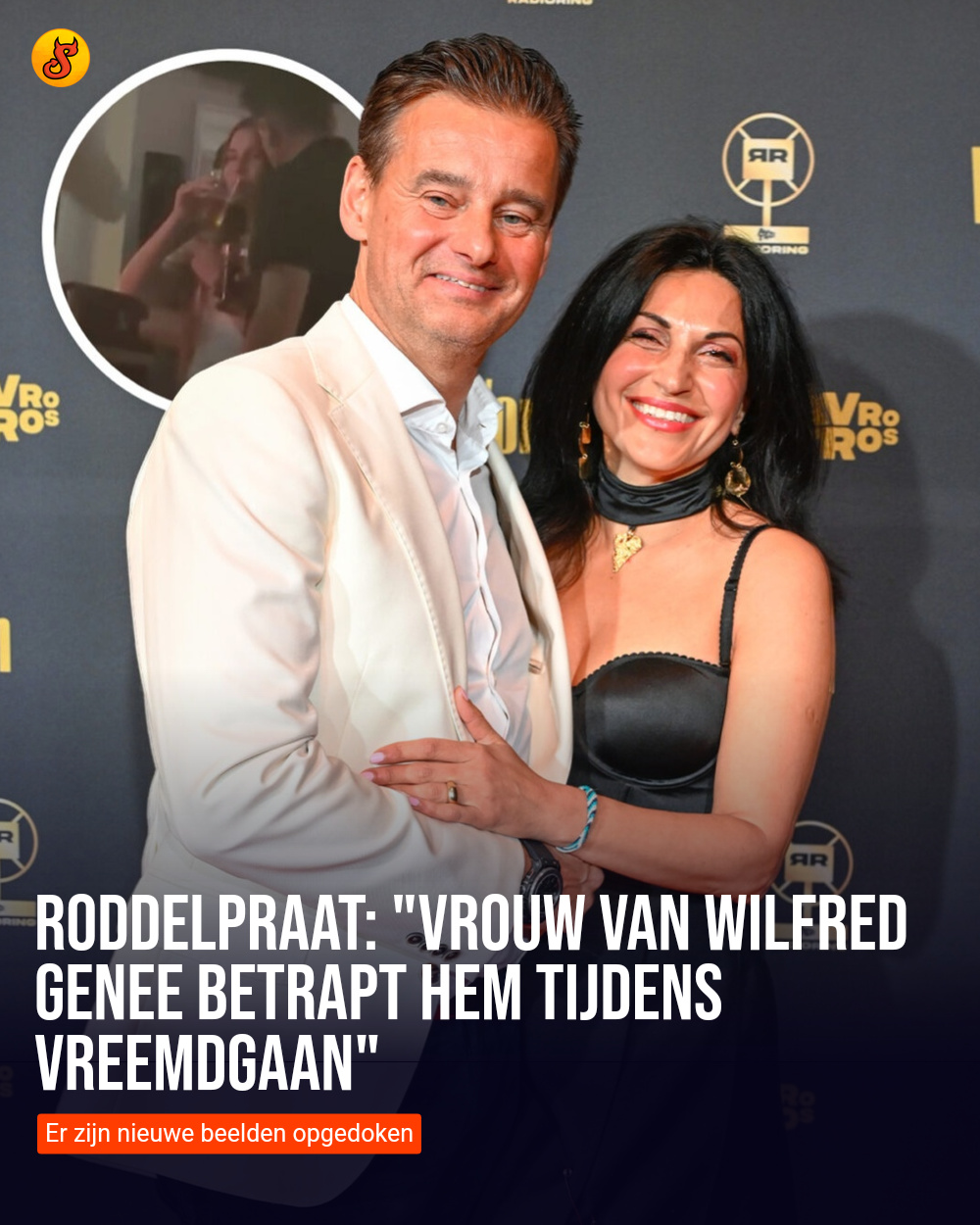 Roddelpraat: "Vrouw van Wilfred Genee betrapt hem tijdens vreemdgaan"