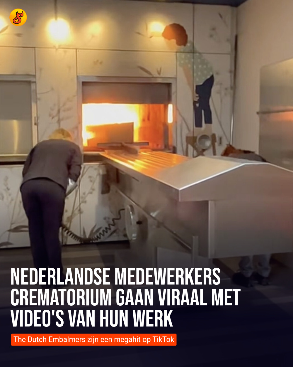Nederlandse medewerkers crematorium gaan viraal met video's van hun werk