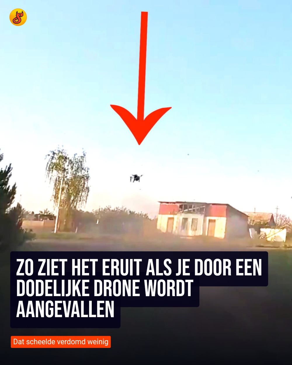 Zo ziet het eruit als je door een dodelijke drone wordt aangevallen