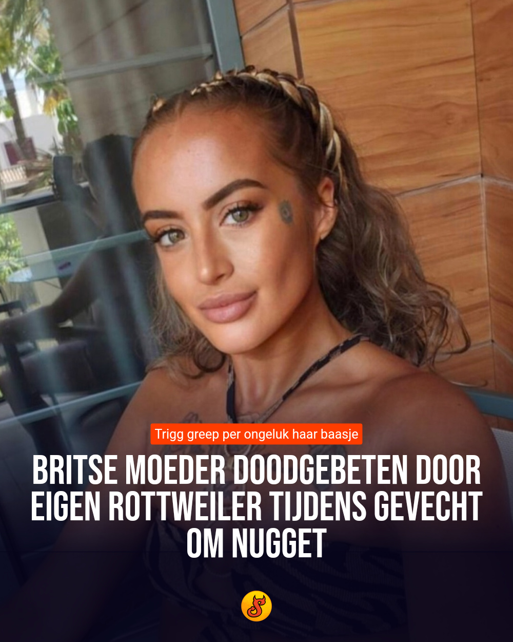 Britse moeder doodgebeten door eigen rottweiler tijdens gevecht om nugget
