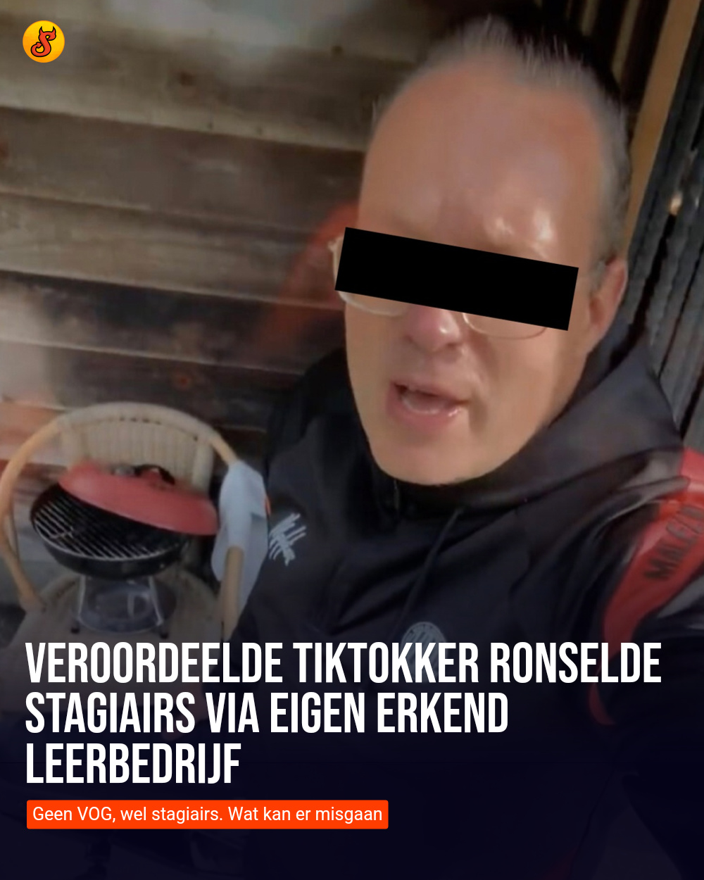 Veroordeelde TikTokker ronselde stagiairs via eigen erkend leerbedrijf