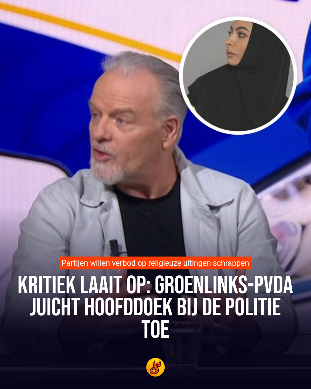 Kritiek laait op: GroenLinks-PvdA juicht hoofddoek bij de politie toe