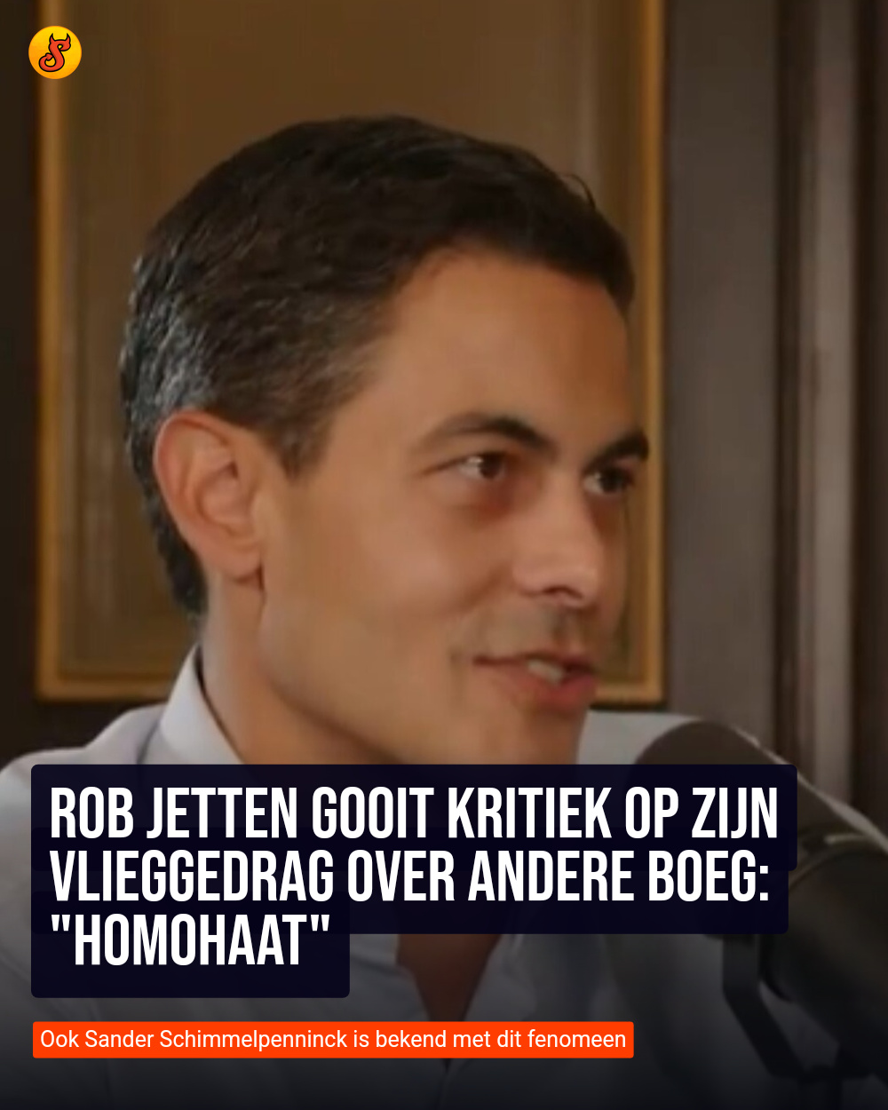 Rob Jetten gooit kritiek op zijn vlieggedrag over andere boeg: "Homohaat"