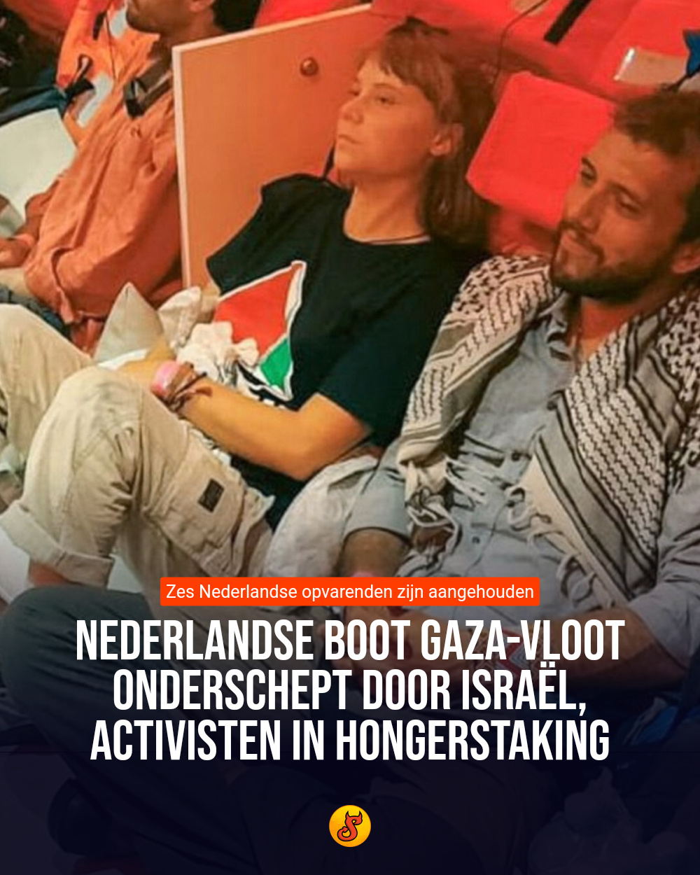Nederlandse boot Gaza-vloot onderschept door Israël, activisten in hongerstaking