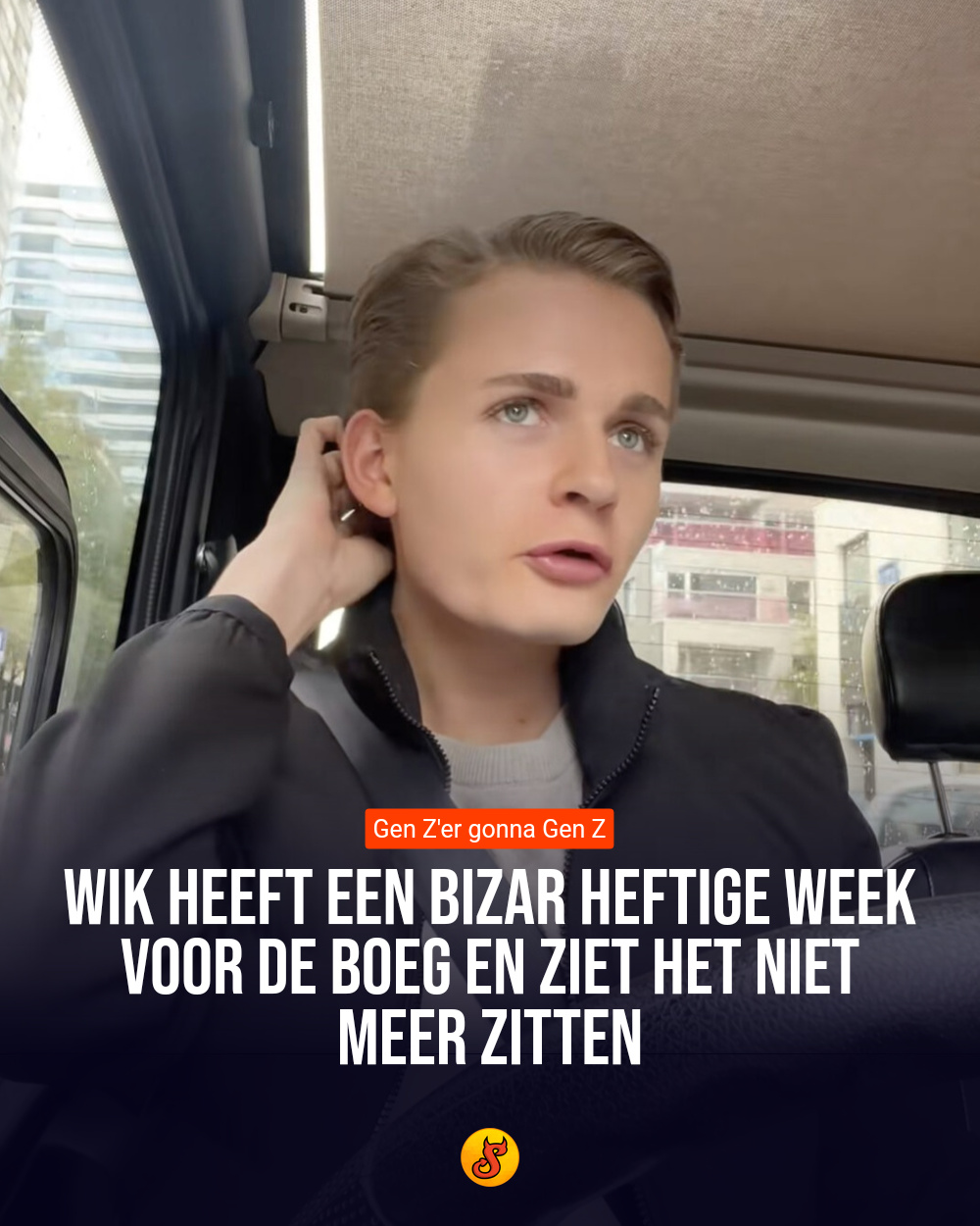 Wik heeft een bizar heftige week voor de boeg en ziet het niet meer zitten