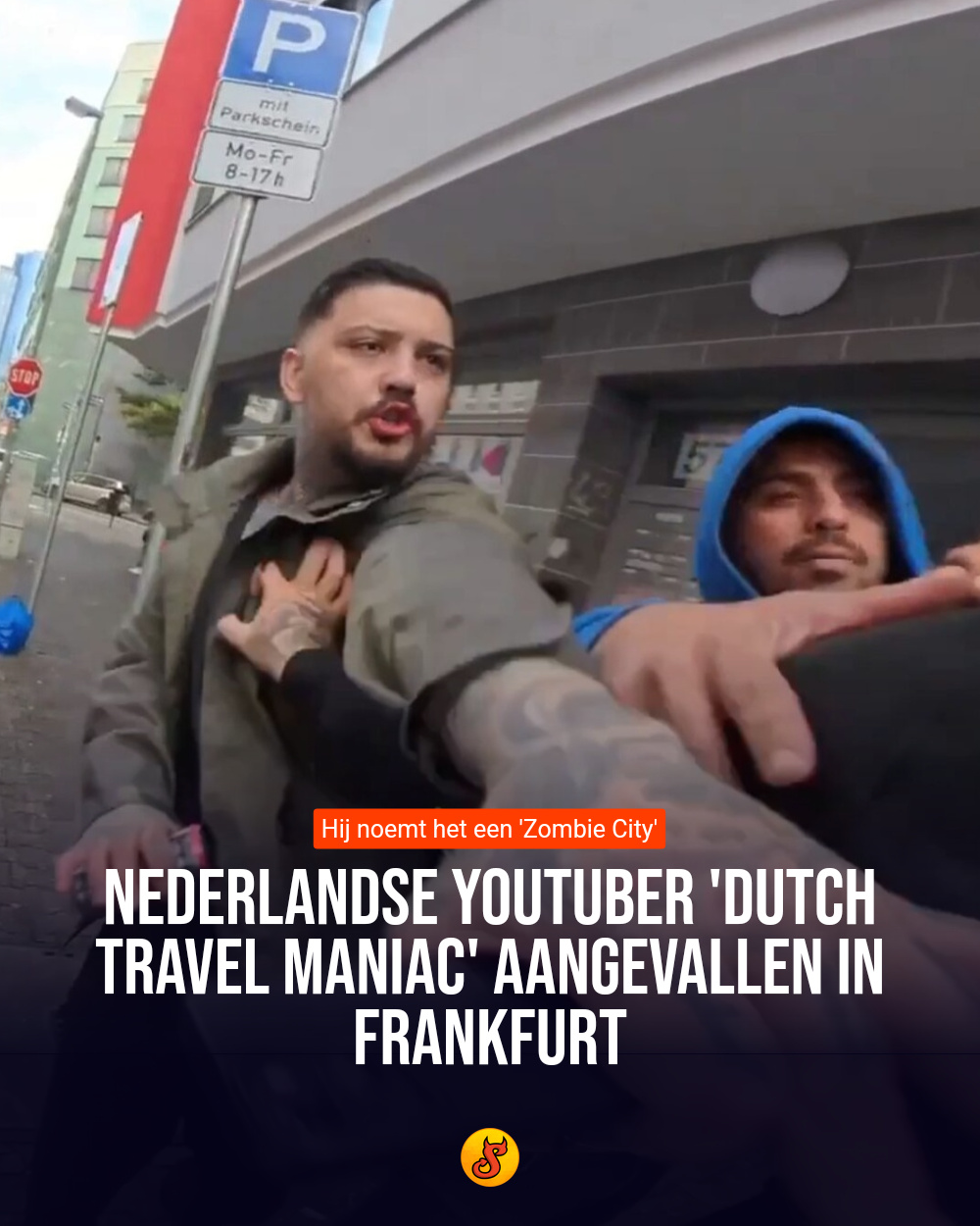 Nederlandse Youtuber 'Dutch Travel Maniac' aangevallen in Frankfurt
