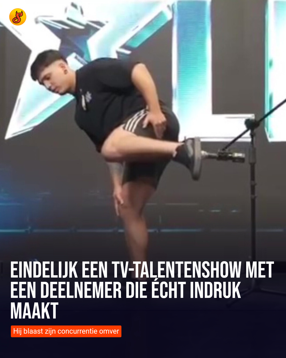 Eindelijk een tv-talentenshow met een deelnemer die écht indruk maakt