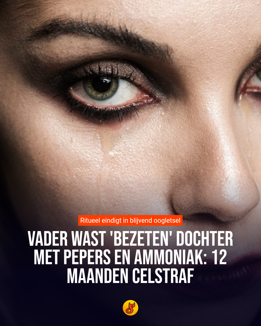 Vader wast 'bezeten' dochter met pepers en ammoniak: 12 maanden celstraf
