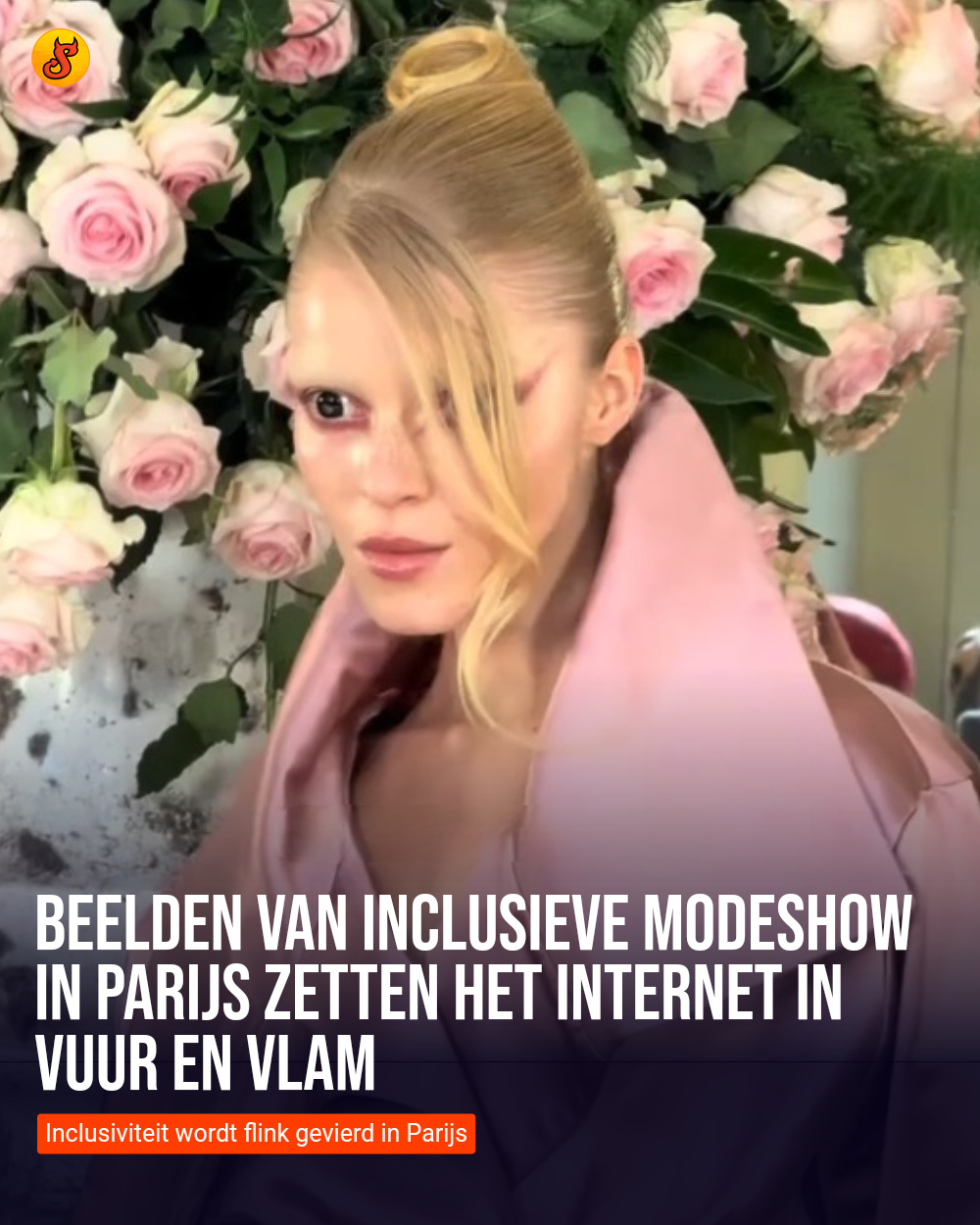Beelden van inclusieve modeshow in Parijs zetten het internet in vuur en vlam