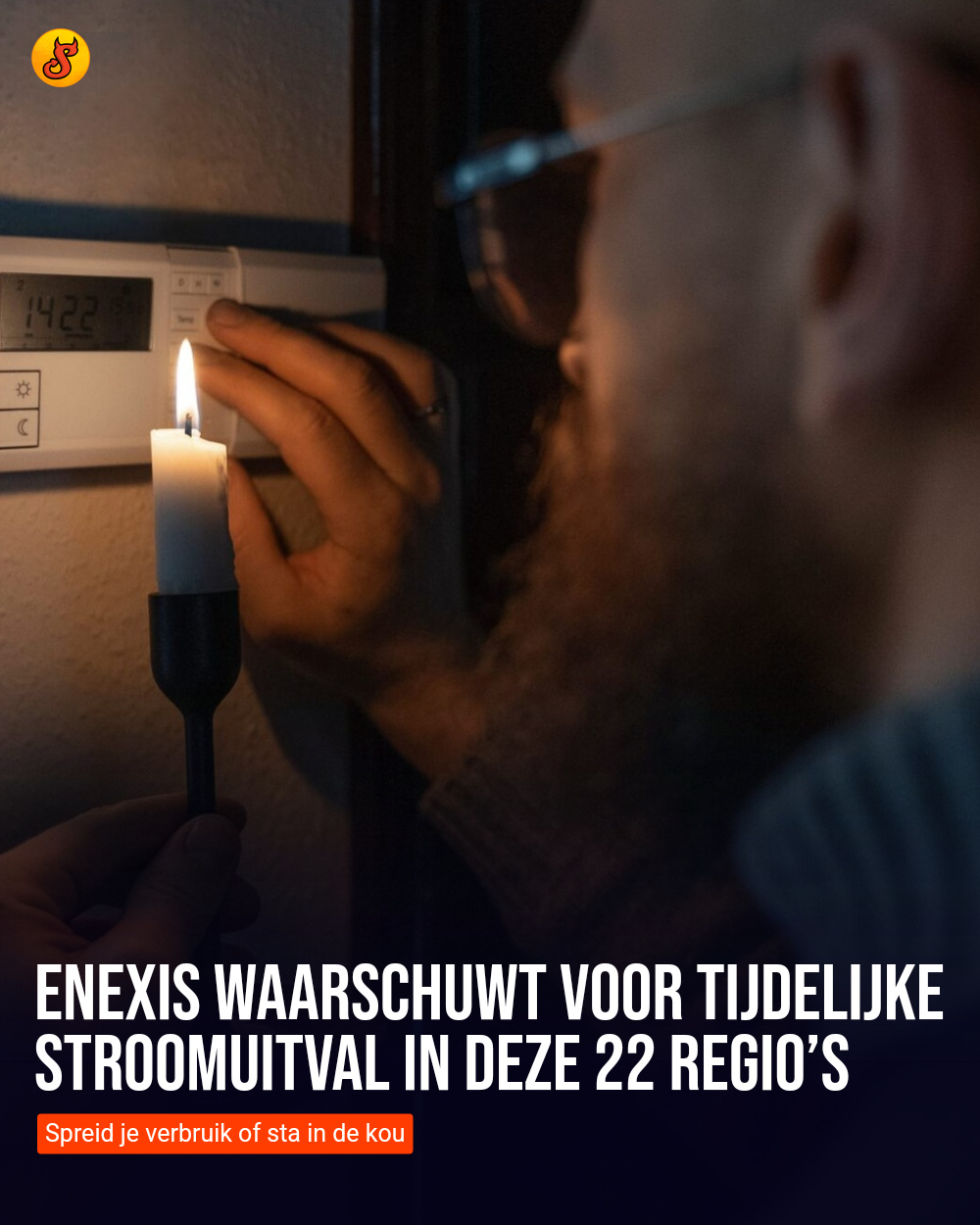 Enexis waarschuwt voor tijdelijke stroomuitval in deze 22 regio’s