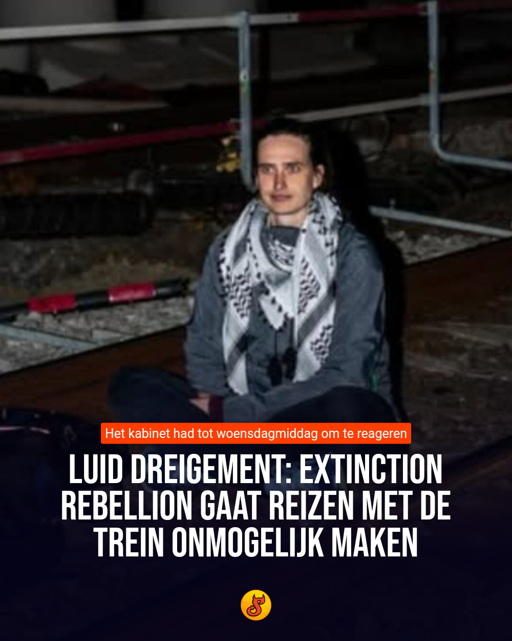 Luid dreigement: Extinction Rebellion gaat reizen met de trein onmogelijk maken