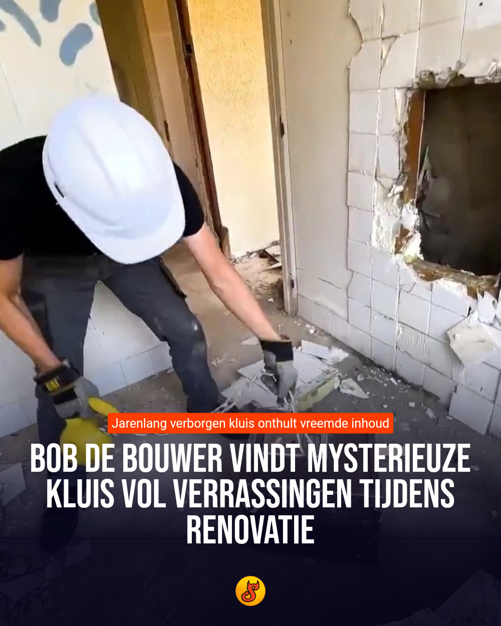 Bob de Bouwer vindt mysterieuze kluis vol verrassingen tijdens renovatie