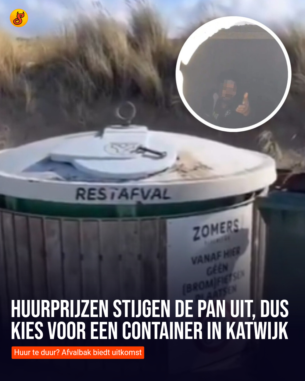Huurprijzen stijgen de pan uit, dus kies voor een container in Katwijk