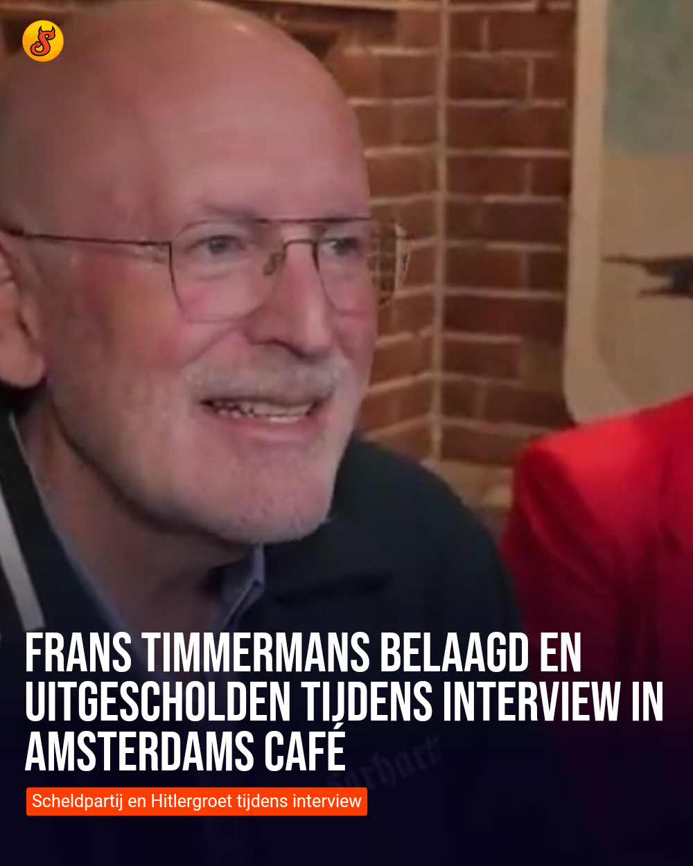 Frans Timmermans belaagd en uitgescholden tijdens interview in Amsterdams café