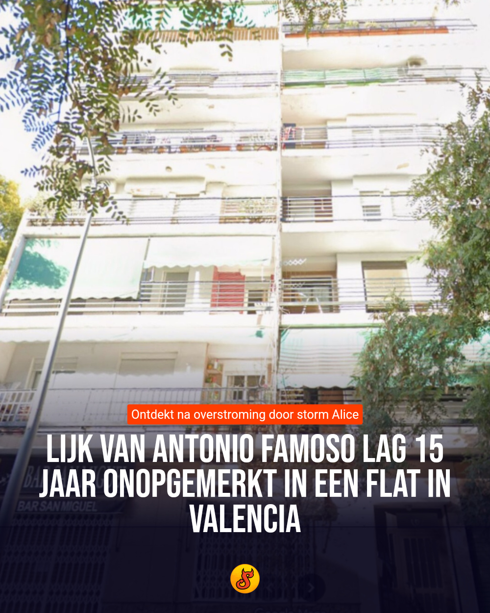 Lijk van Antonio Famoso lag 15 jaar onopgemerkt in een flat in Valencia