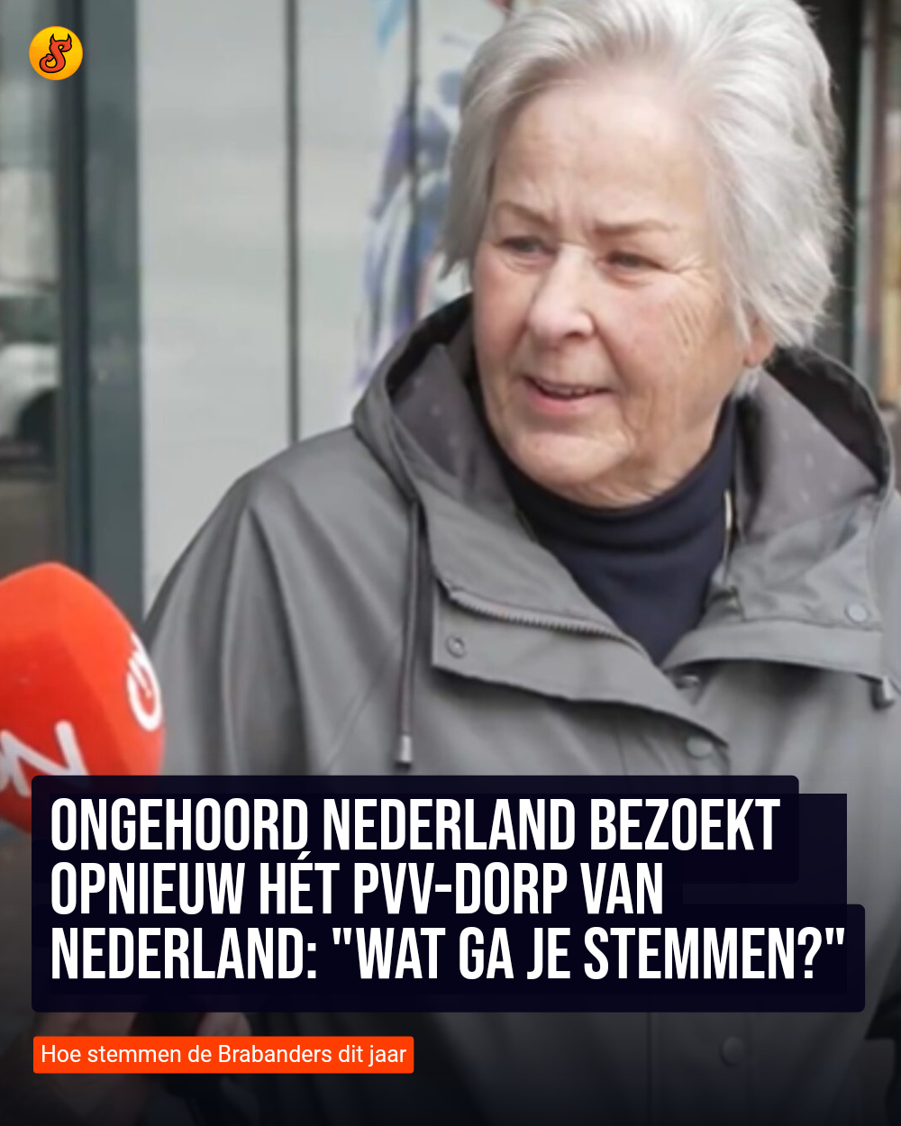 Ongehoord Nederland bezoekt opnieuw hét PVV-dorp van Nederland: "Wat ga je stemmen?"