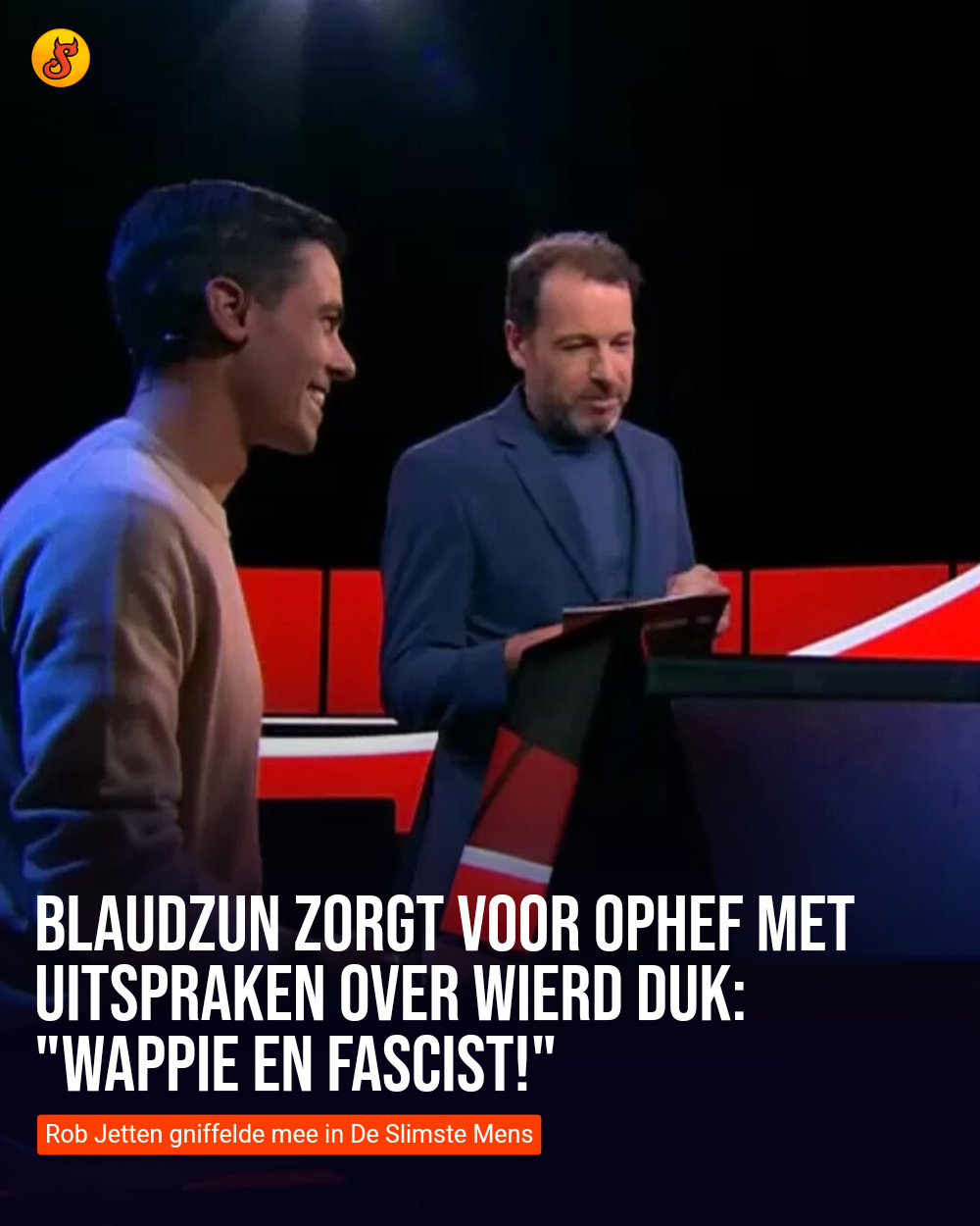 Blaudzun zorgt voor ophef met uitspraken over Wierd Duk: "wappie en fascist!"