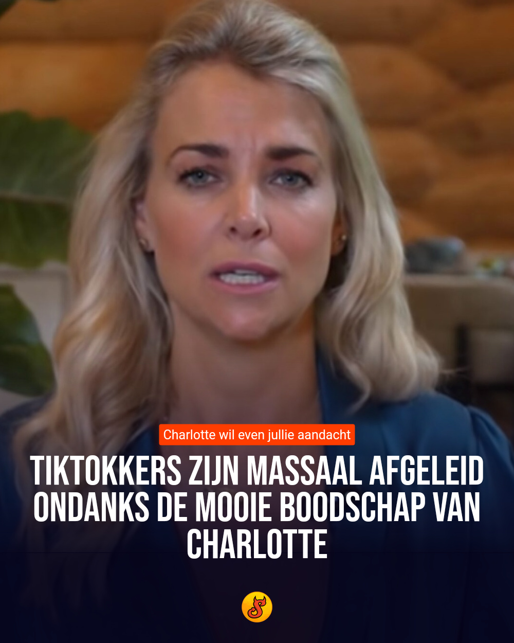Tiktokkers zijn massaal afgeleid ondanks de mooie boodschap van Charlotte