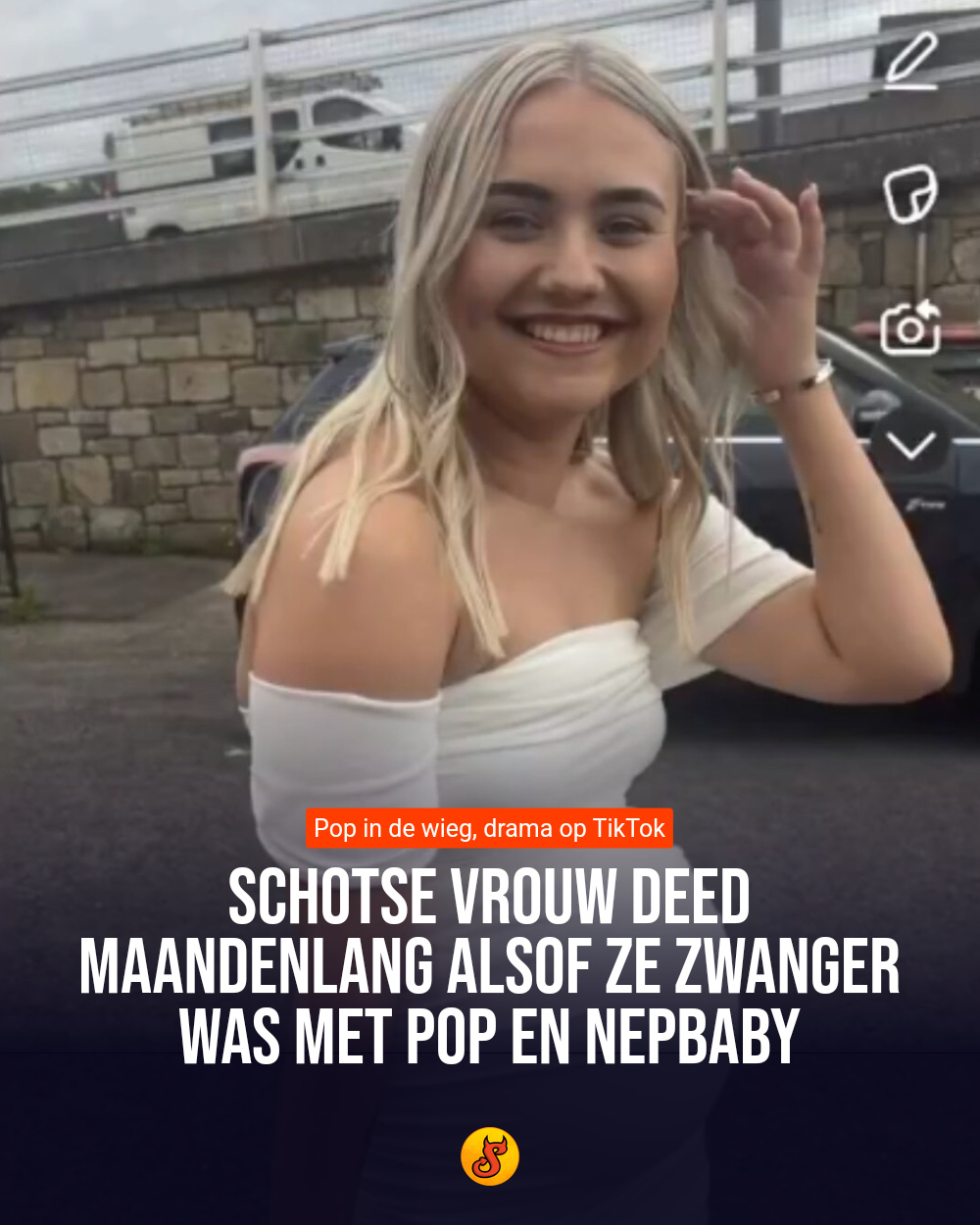 Schotse vrouw deed maandenlang alsof ze zwanger was met pop en nepbaby