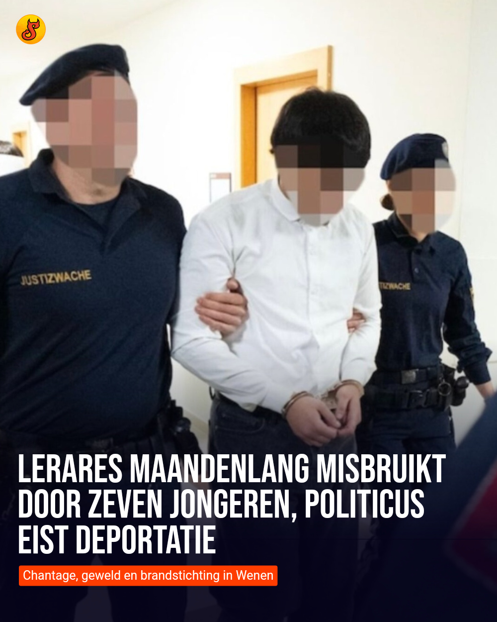 Lerares maandenlang misbruikt door zeven jongeren, politicus eist deportatie