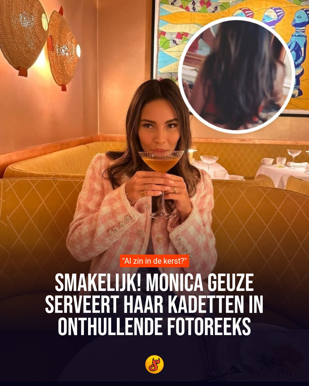 Smakelijk! Monica Geuze serveert haar kadetten in onthullende fotoreeks