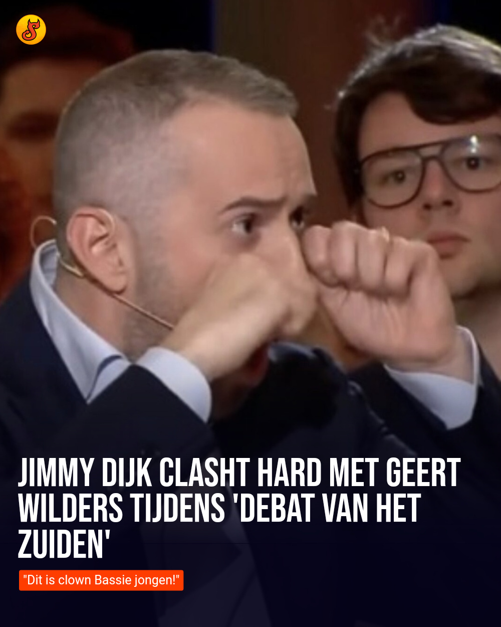 Jimmy Dijk clasht hard met Geert Wilders tijdens 'Debat van het Zuiden'