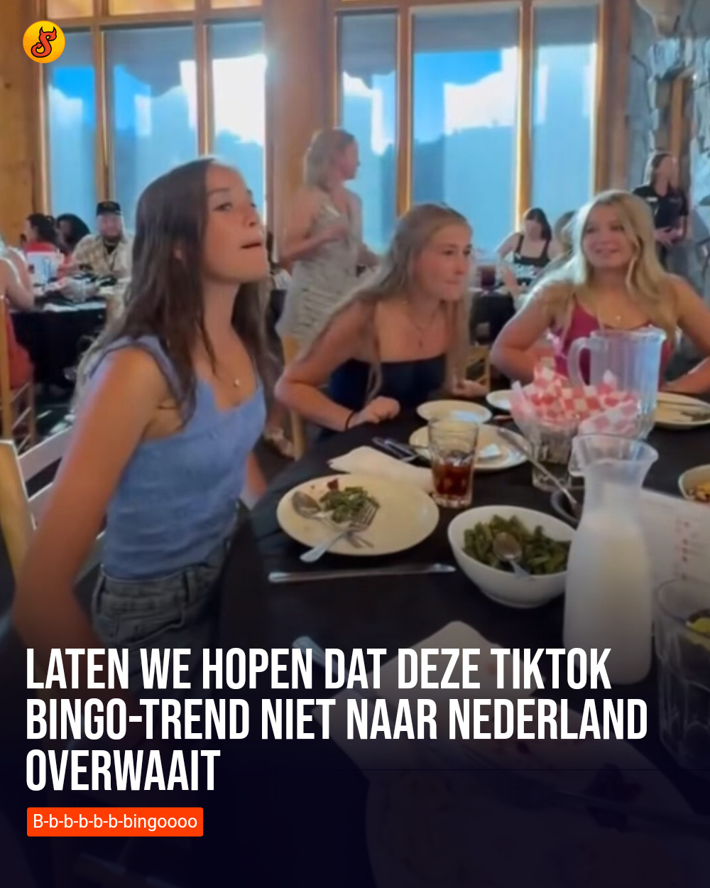 Laten we hopen dat deze TikTok bingo-trend niet naar Nederland overwaait