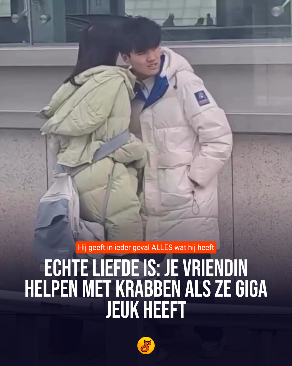 Echte liefde is: Je vriendin helpen met krabben als ze giga jeuk heeft