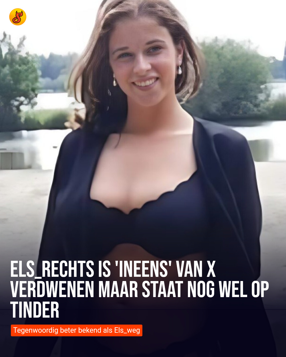 Els_rechts is 'ineens' van X verdwenen maar staat nog wel op Tinder