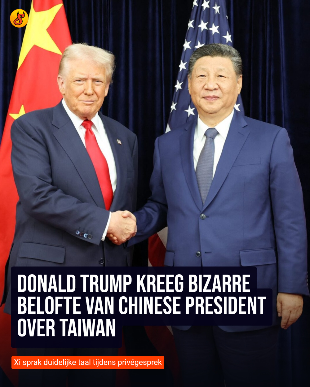 Donald Trump kreeg bizarre belofte van Chinese president over Taiwan