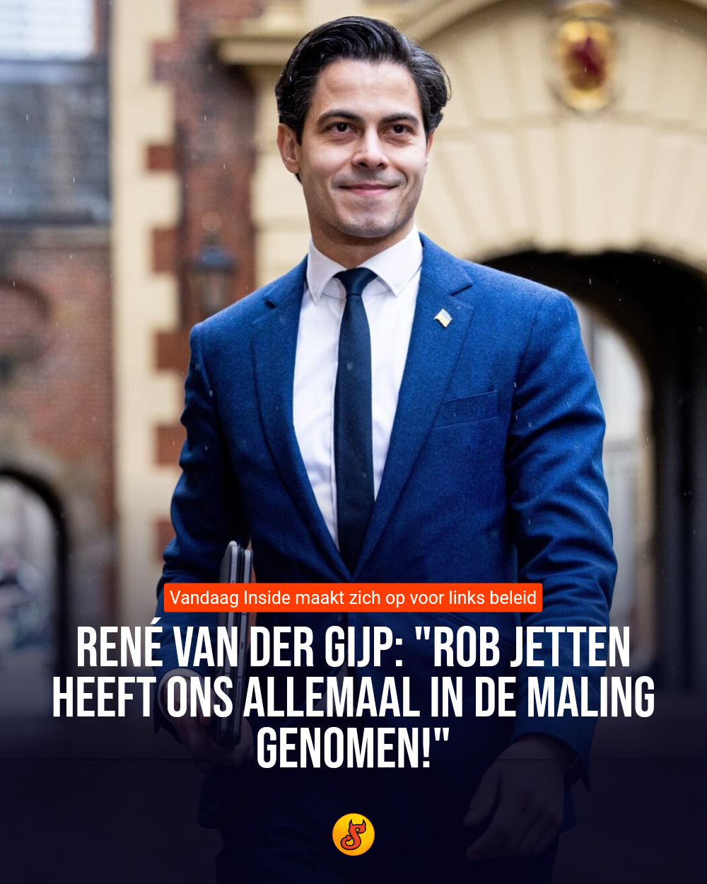 René van der Gijp: "Rob Jetten heeft ons allemaal in de maling genomen!"