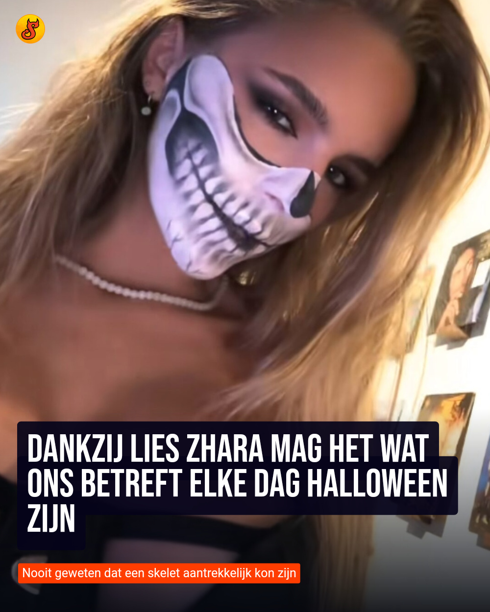Dankzij Lies Zhara mag het wat ons betreft elke dag Halloween zijn
