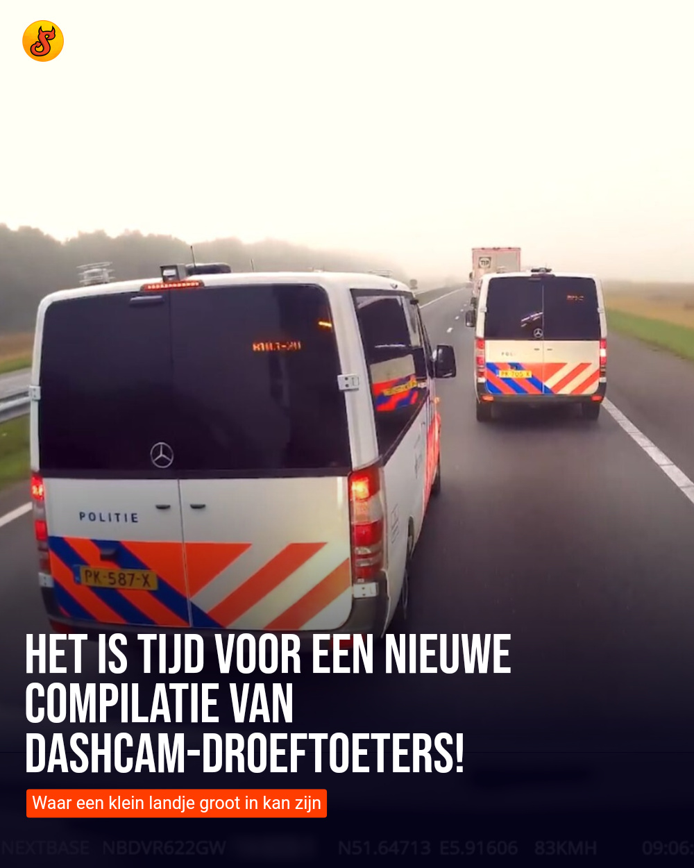 Het is tijd voor een nieuwe compilatie van Dashcam-droeftoeters!