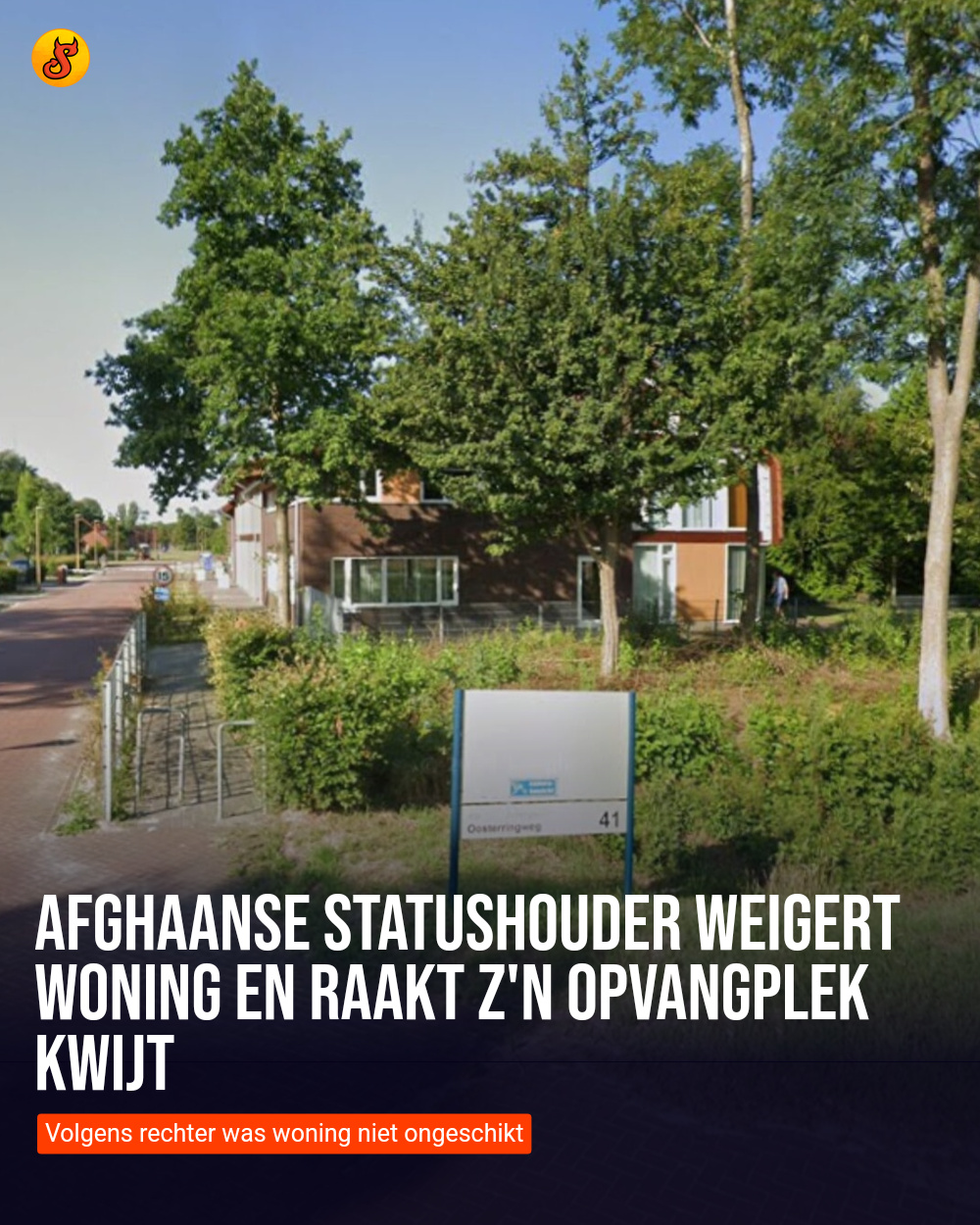 Afghaanse statushouder weigert woning en raakt z'n opvangplek kwijt