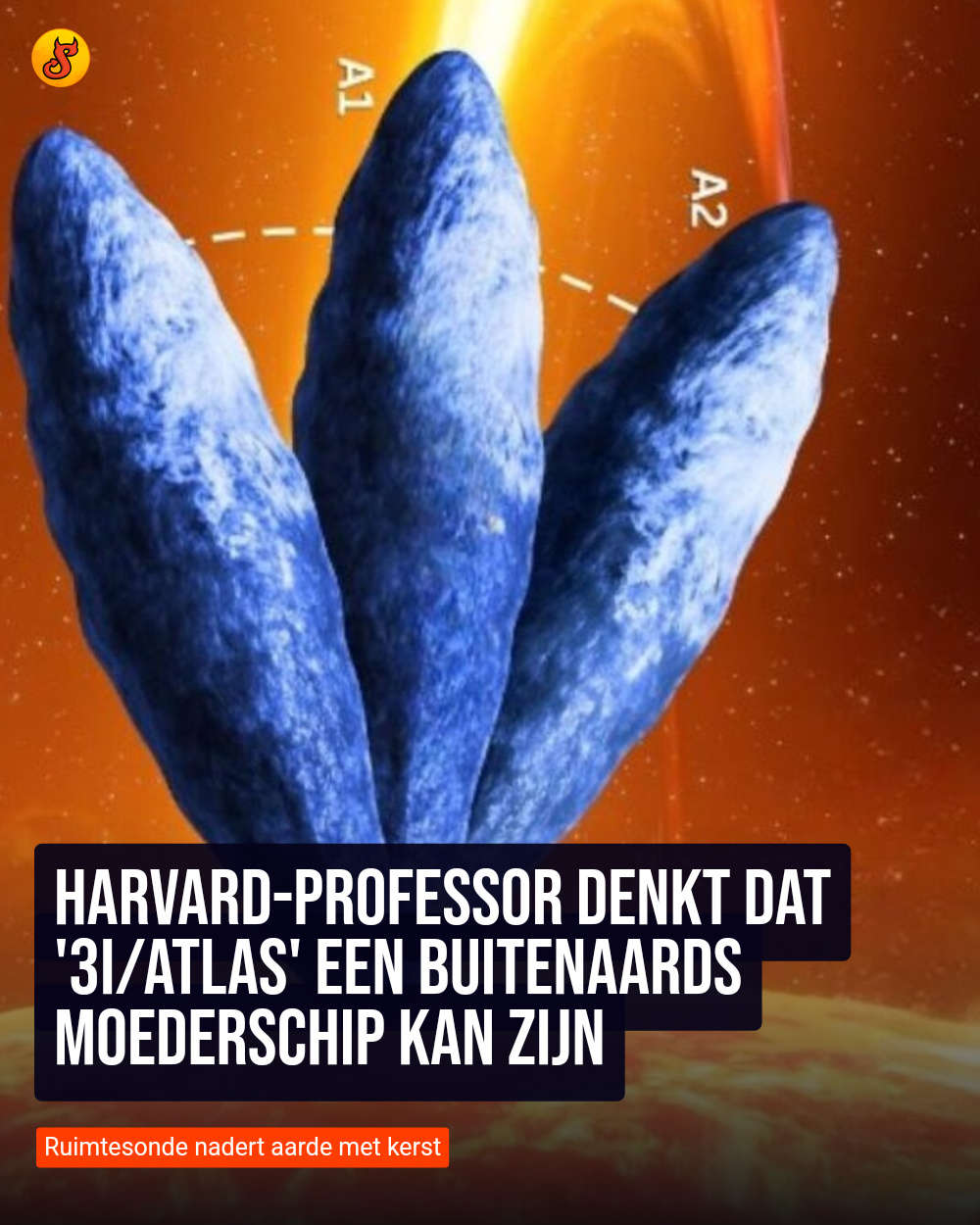 Harvard-professor denkt dat '3I/ATLAS' een buitenaards moederschip kan zijn