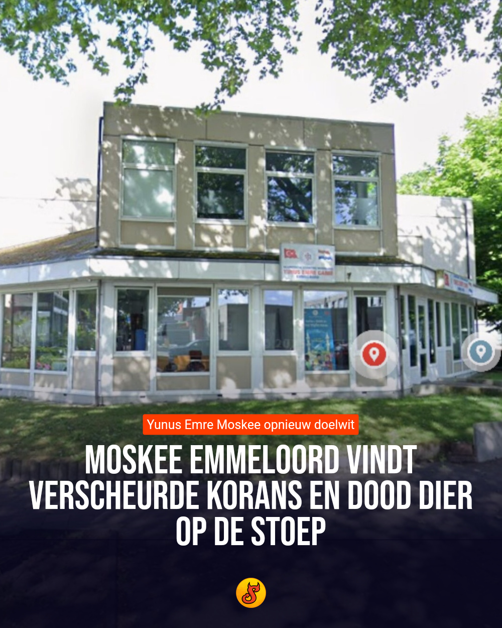 Moskee Emmeloord vindt verscheurde korans en dood dier op de stoep
