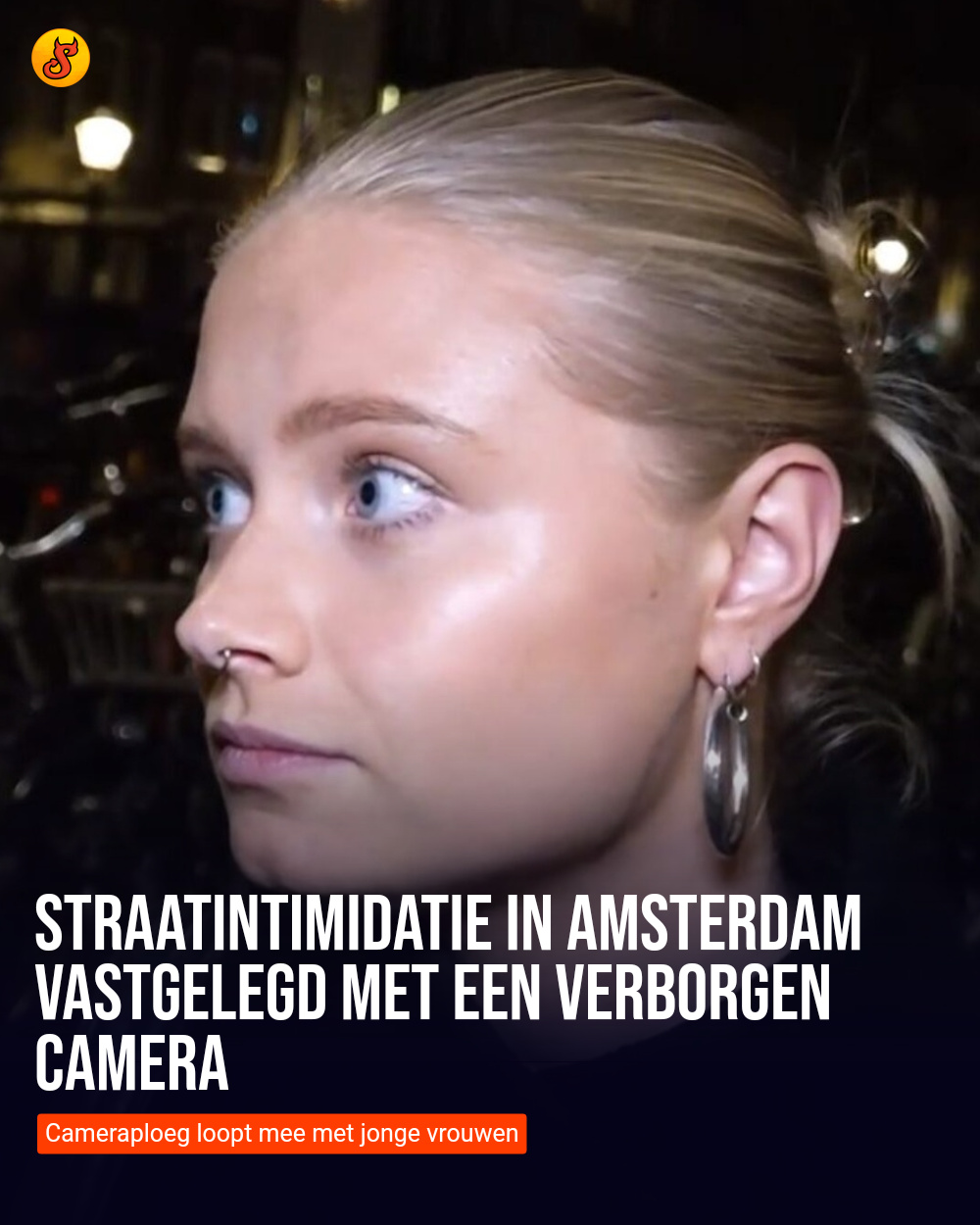 Straatintimidatie in Amsterdam vastgelegd met een verborgen camera