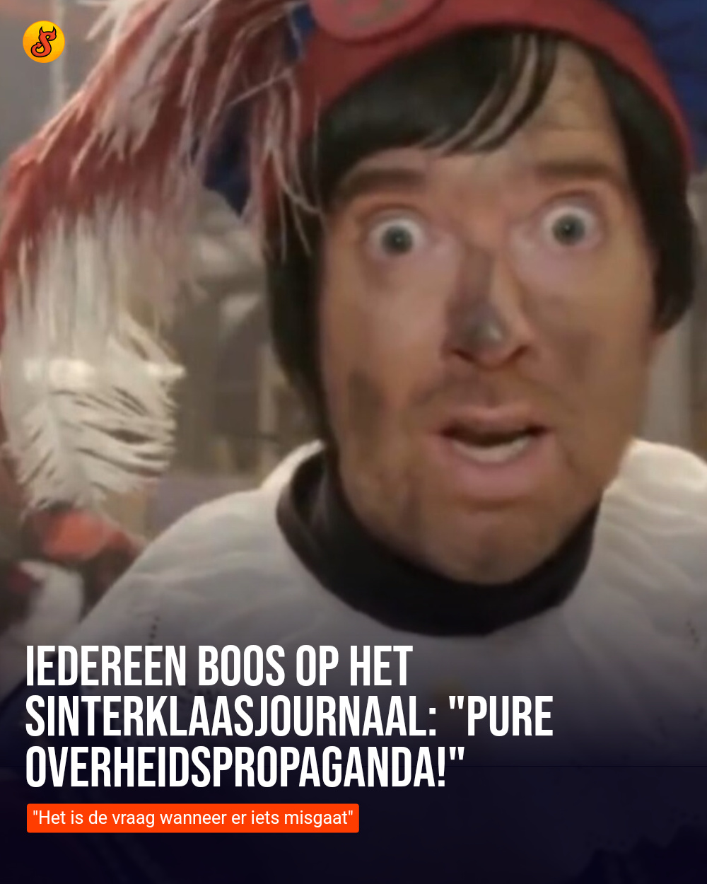 Iedereen boos op het Sinterklaasjournaal: "Pure overheidspropaganda!"