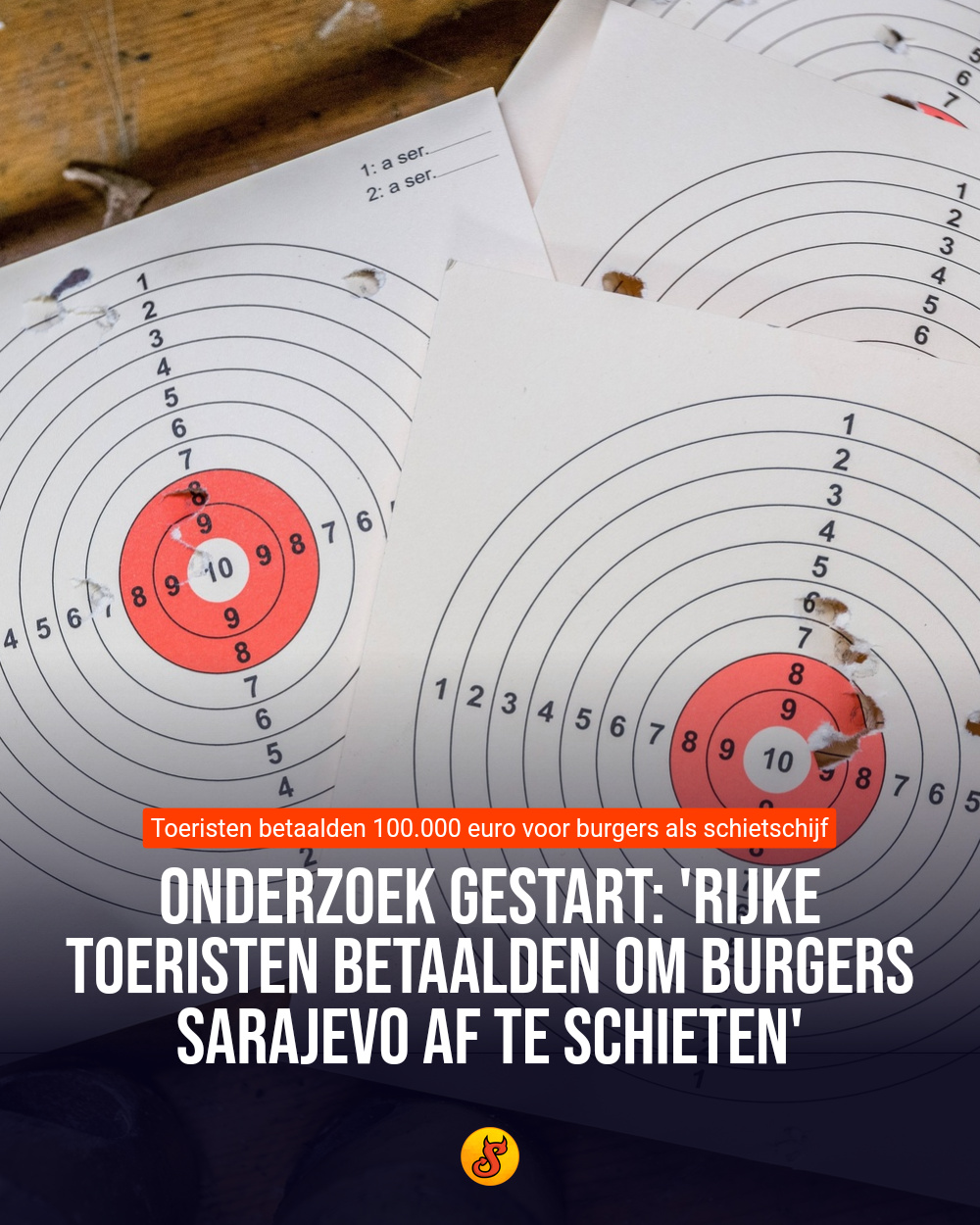 Onderzoek gestart: 'Rijke toeristen betaalden om burgers Sarajevo af te schieten'