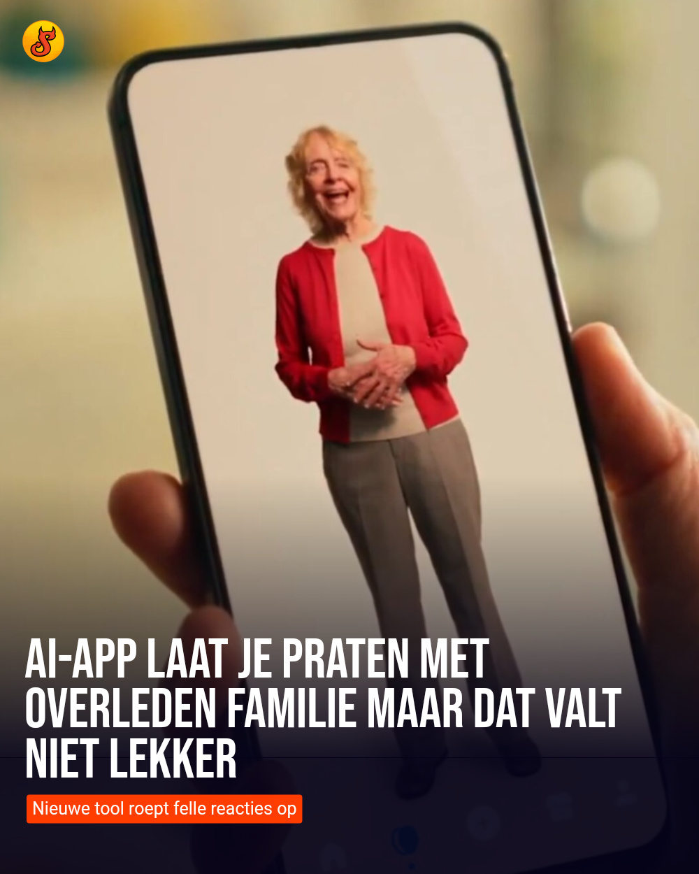 AI-app laat je praten met overleden familie maar dat valt niet lekker