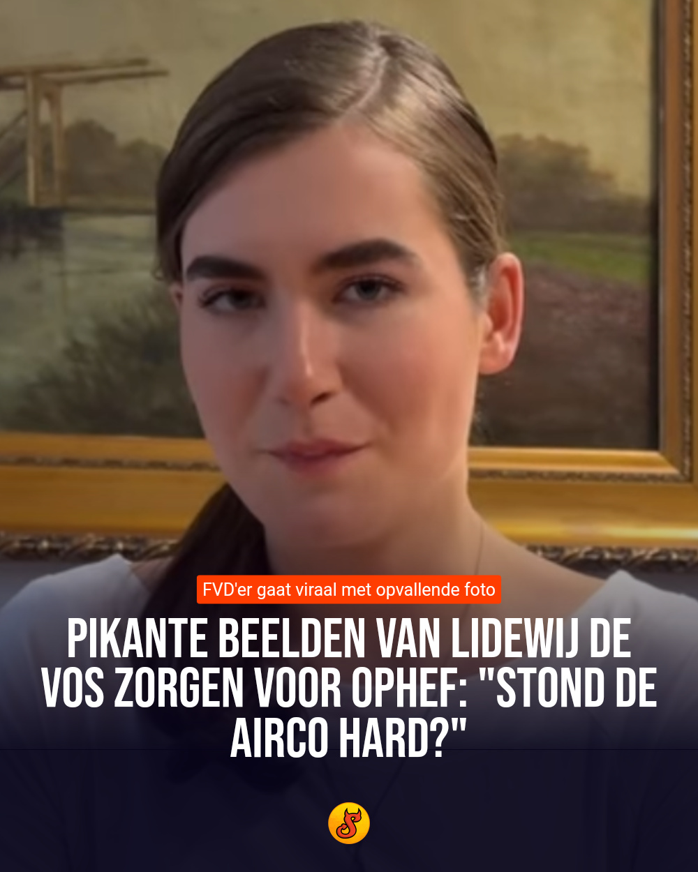 Pikante beelden van Lidewij de Vos zorgen voor ophef: "Stond de airco hard?"