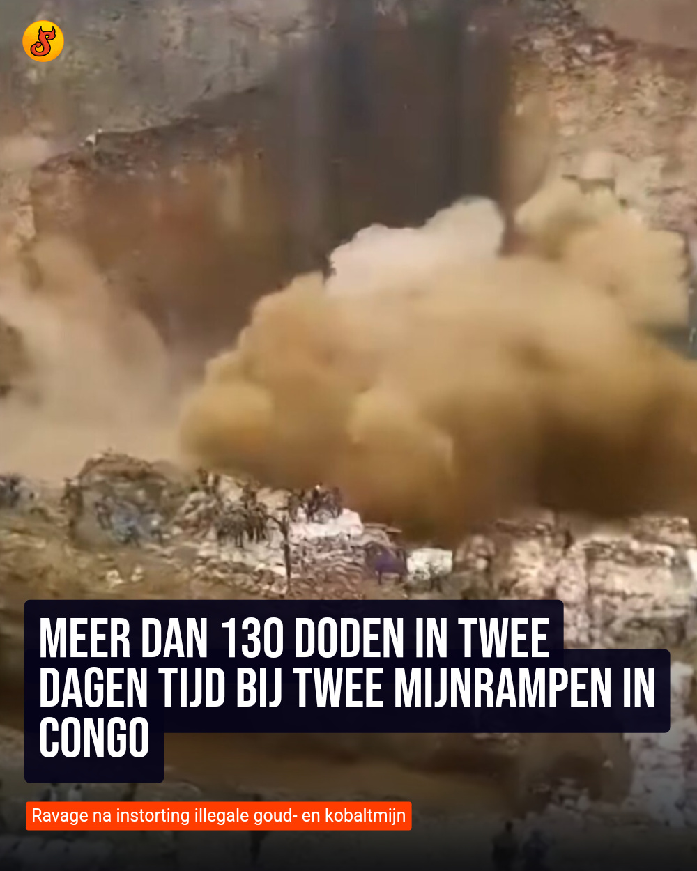 Meer dan 130 doden in twee dagen tijd bij twee mijnrampen in Congo