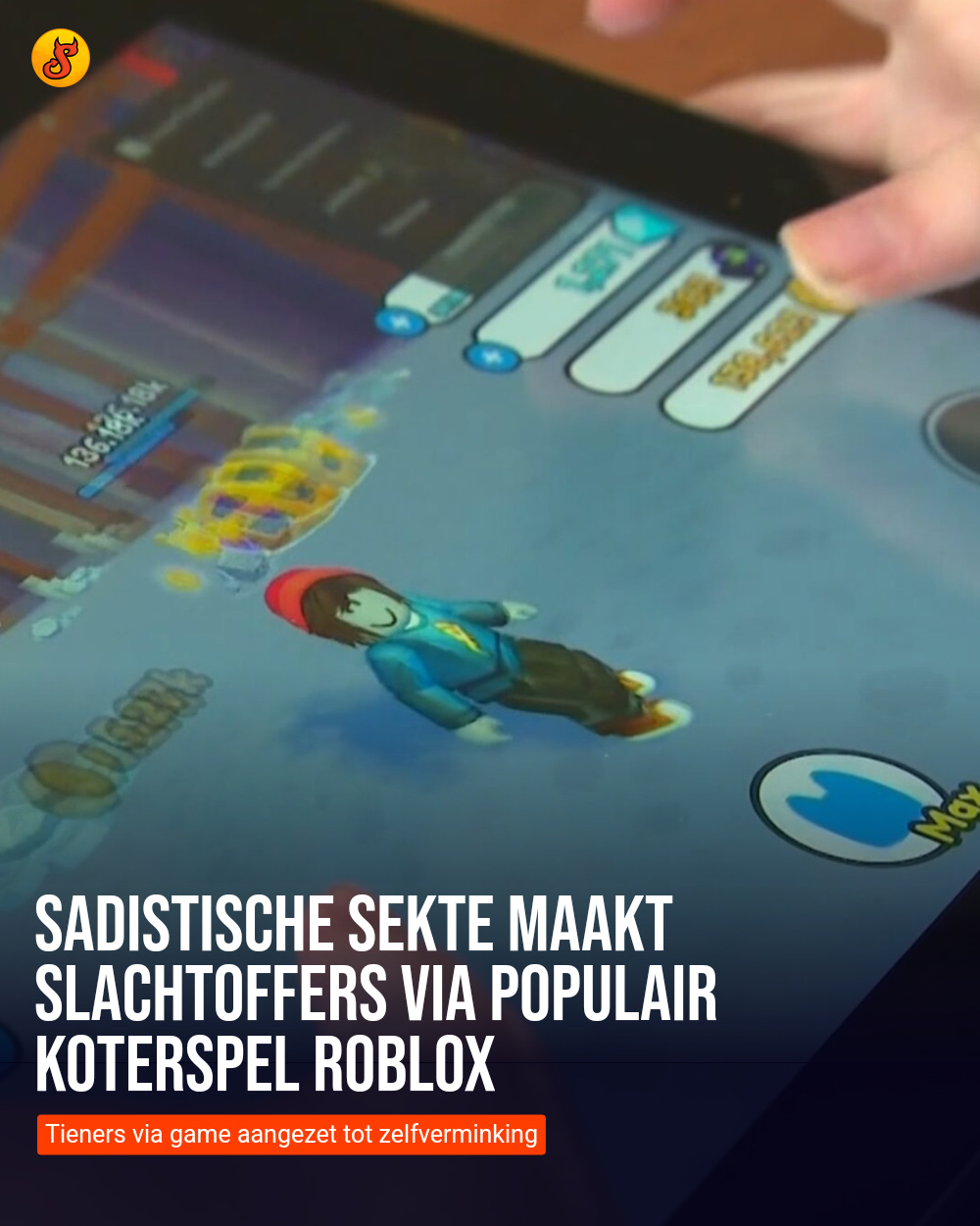 Sadistische sekte maakt slachtoffers via populair koterspel Roblox