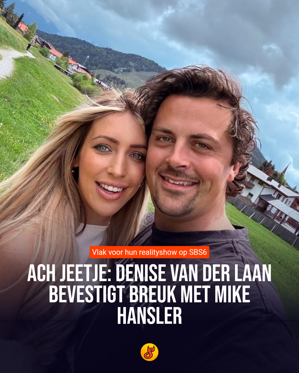 Ach jeetje: Denise van der Laan bevestigt breuk met Mike Hansler
