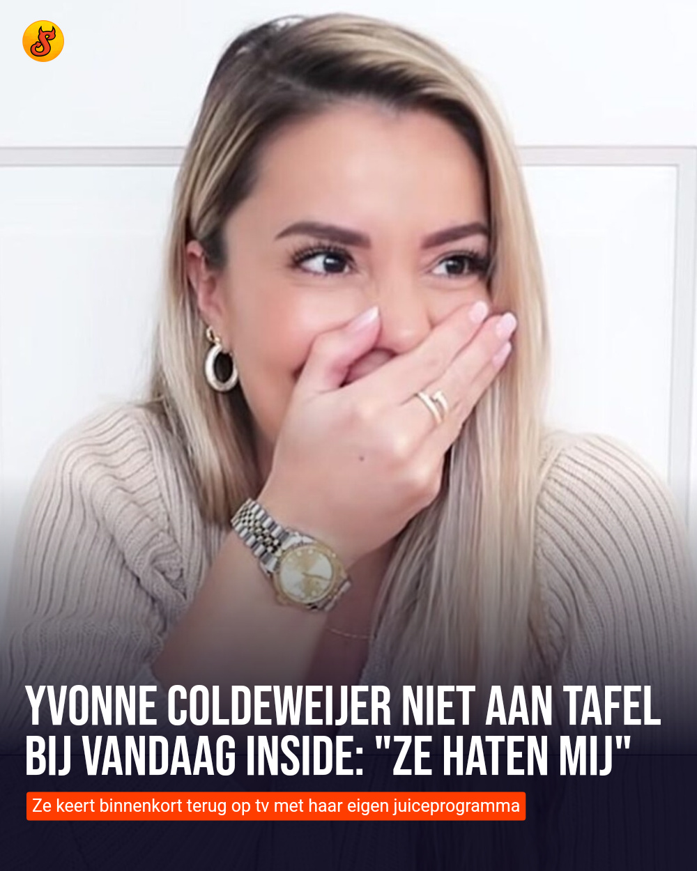 Yvonne Coldeweijer niet aan tafel bij Vandaag Inside: "Ze haten mij"