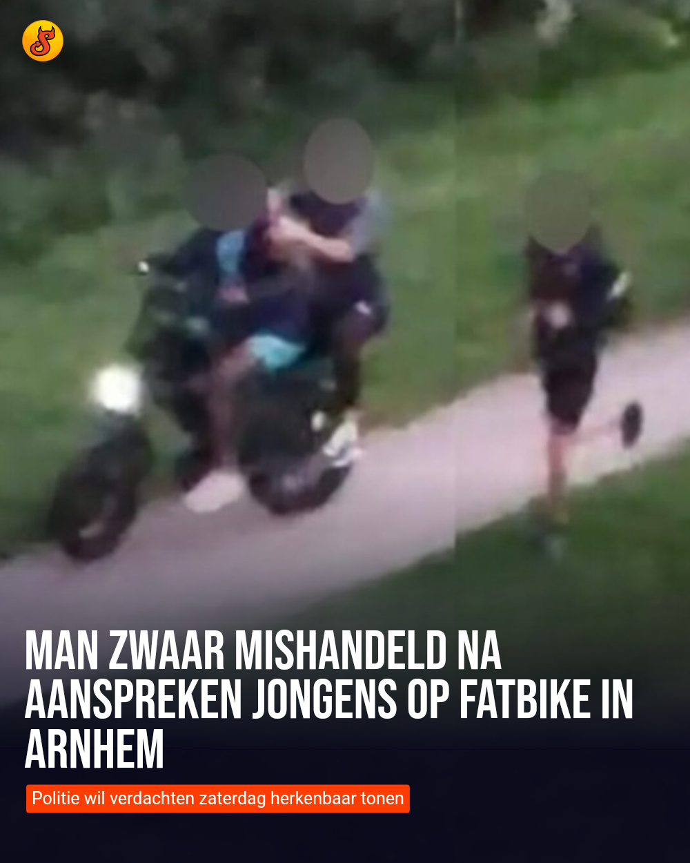 Man zwaar mishandeld na aanspreken jongens op fatbike in Arnhem
