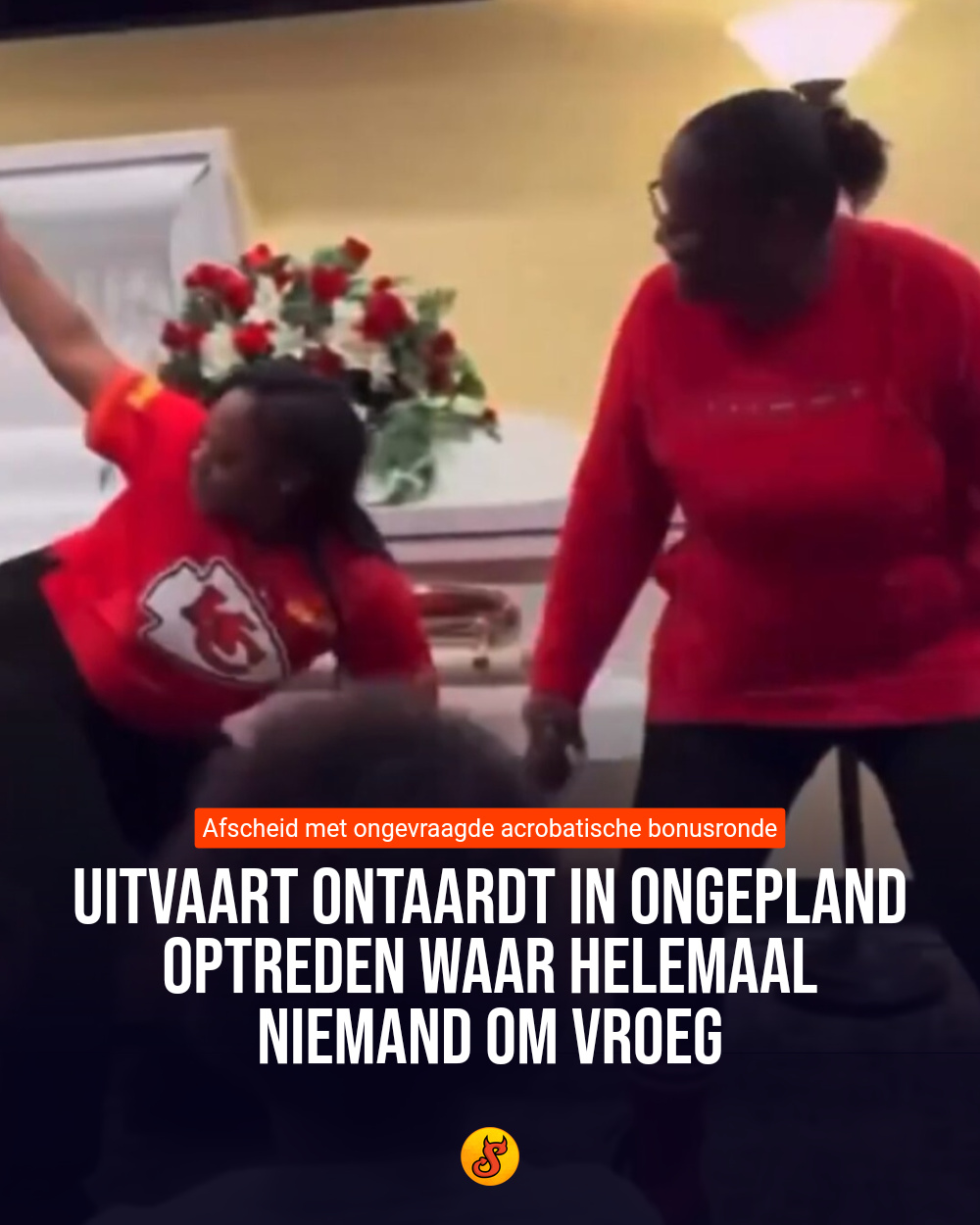 Uitvaart ontaardt in ongepland optreden waar helemaal niemand om vroeg
