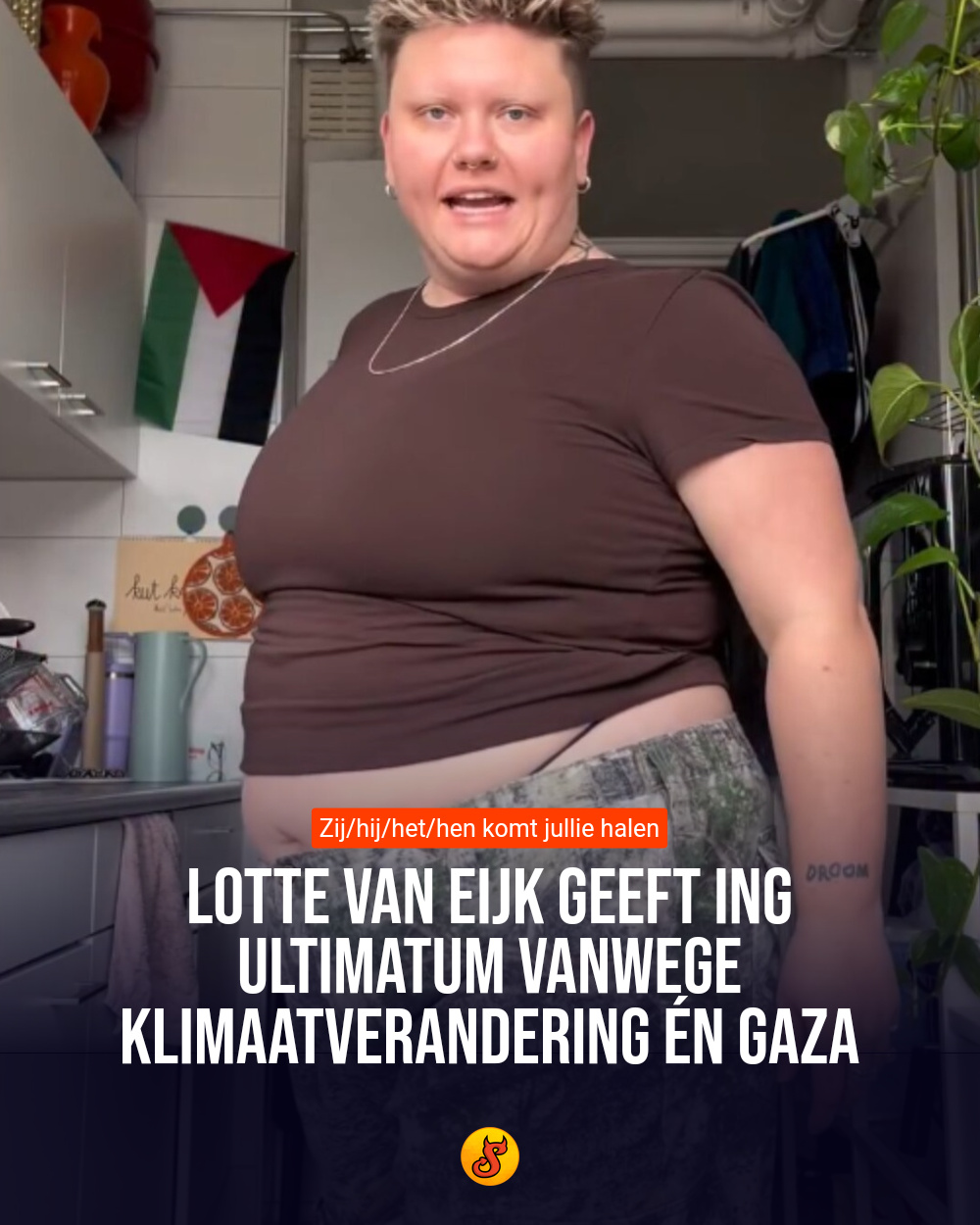 Lotte van Eijk geeft ING ultimatum vanwege klimaatverandering én Gaza