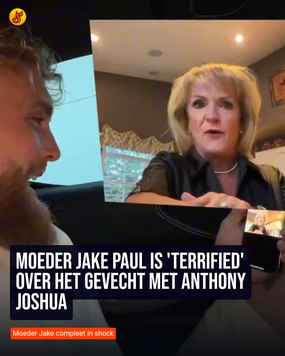 Moeder Jake Paul is 'Terrified' over het gevecht met Anthony Joshua