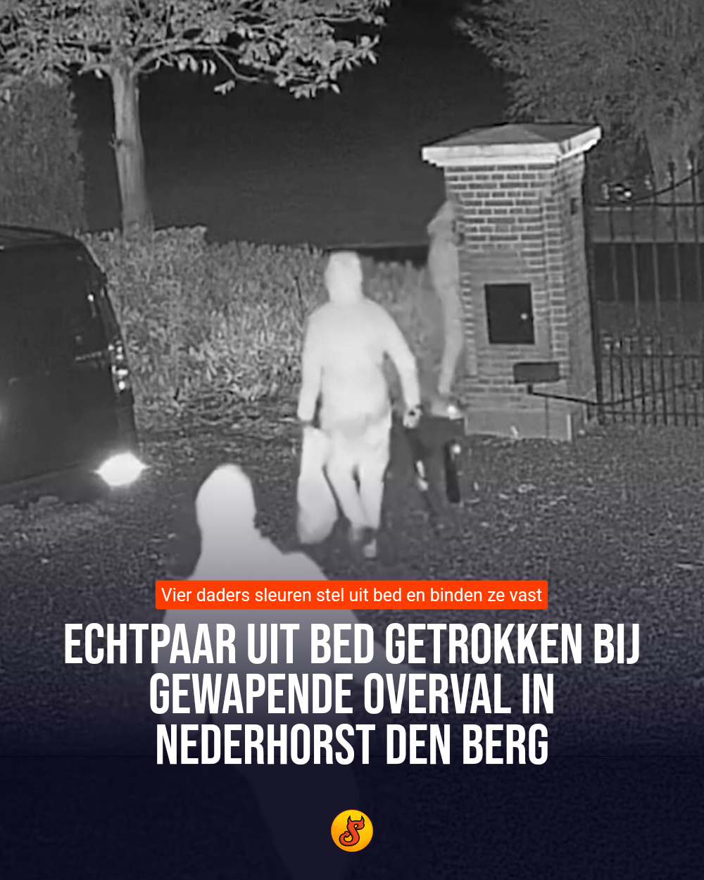 Echtpaar uit bed getrokken bij gewapende overval in Nederhorst den Berg